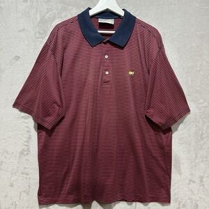 Vintage Augusta National Golf Shop Masters Golf Polo Shirt Men's XL Short Sleeve
